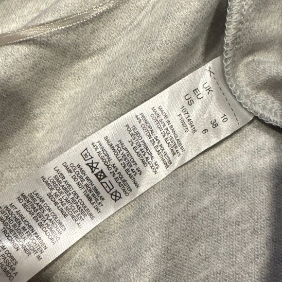 New Topshop jersey twill flare pant in Gray Size 6 - Picture 4 of 5